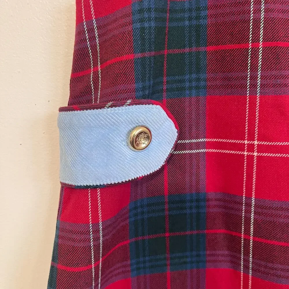 Beaufort Bonnet‎ Company Girls Janie Jumper Dress Size 12 Middleton Place Plaid